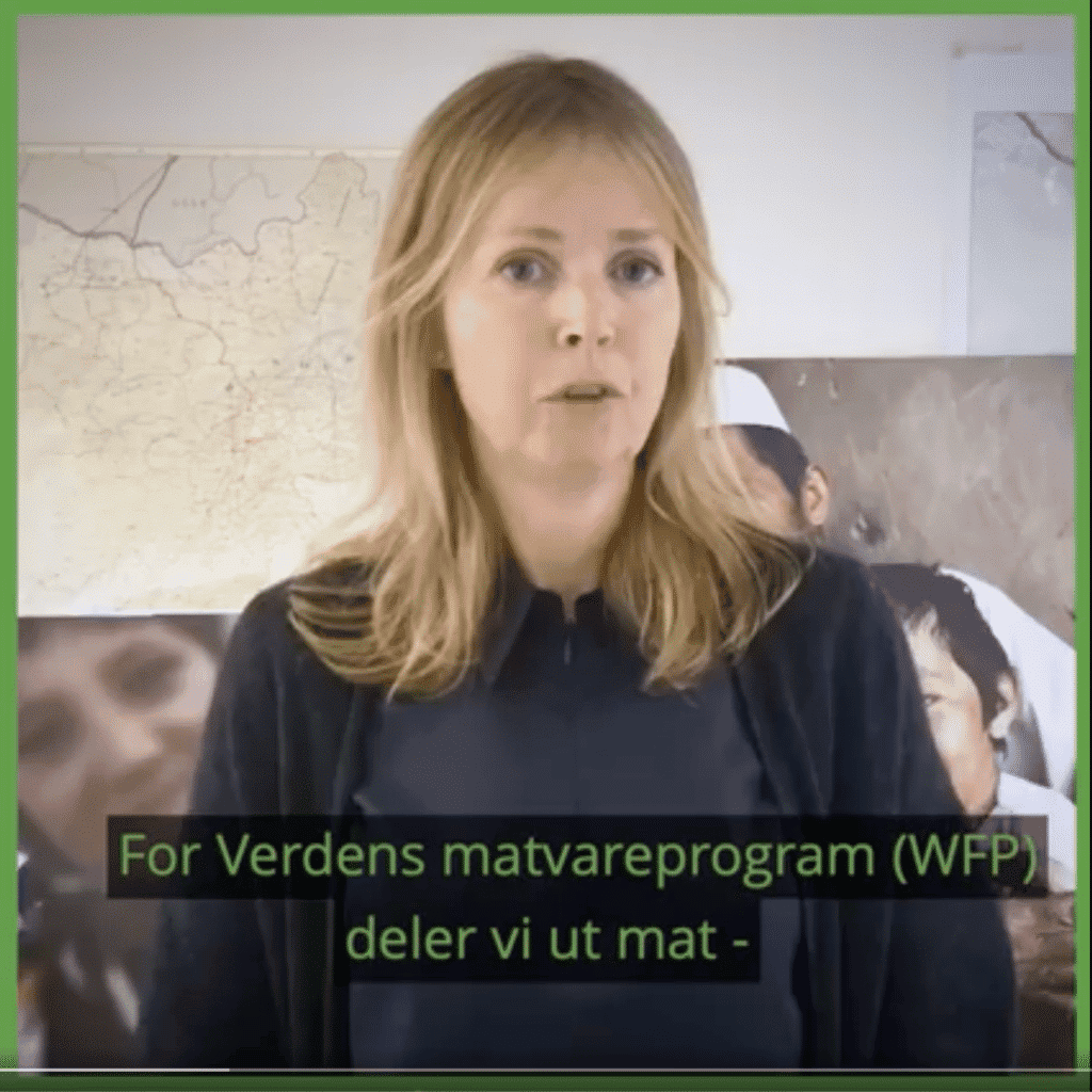Se film: Vi deler ut mat med WFP til de som trenger det mest. I tillegg gir vi dem muligheten for langsiktig matsikkerhet.