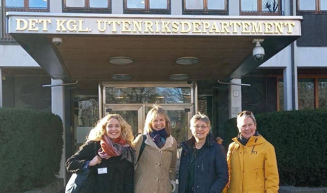 Møte med Utenriksdepartementet om afghanske kvinnelige menneskerettighetsforsvarere